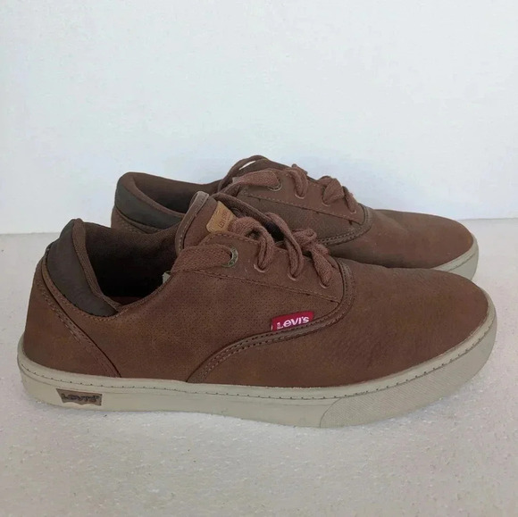 LEVI'S men's ethan wx stacked classic fashion sneaker shoe in tan/brown - Picture 1 of 8